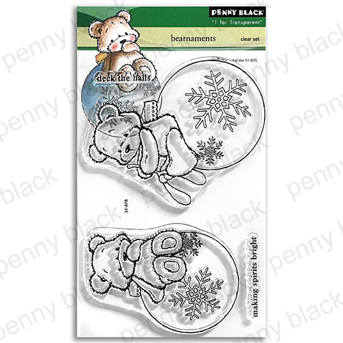 Penny Black - Bearnaments (stamp and die set) 31-078 and 51-835