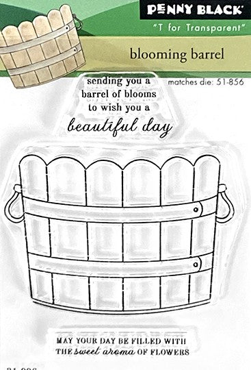 Penny Black - 31-096/51-856 Blooming Barrel (stamp and die set) sold out