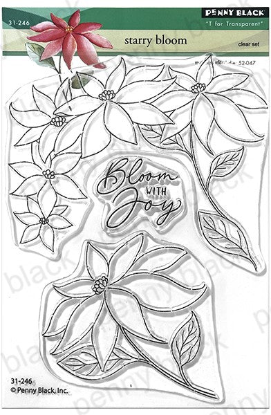 Penny Black - 31-246 / 52-047 Starry Bloom (stamp and die set)-