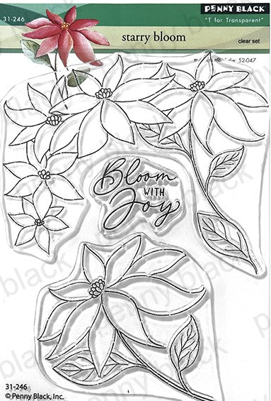 Penny Black - 31-246 + 52-047 - Starry Bloom (stamp and die bundle) (Copy)