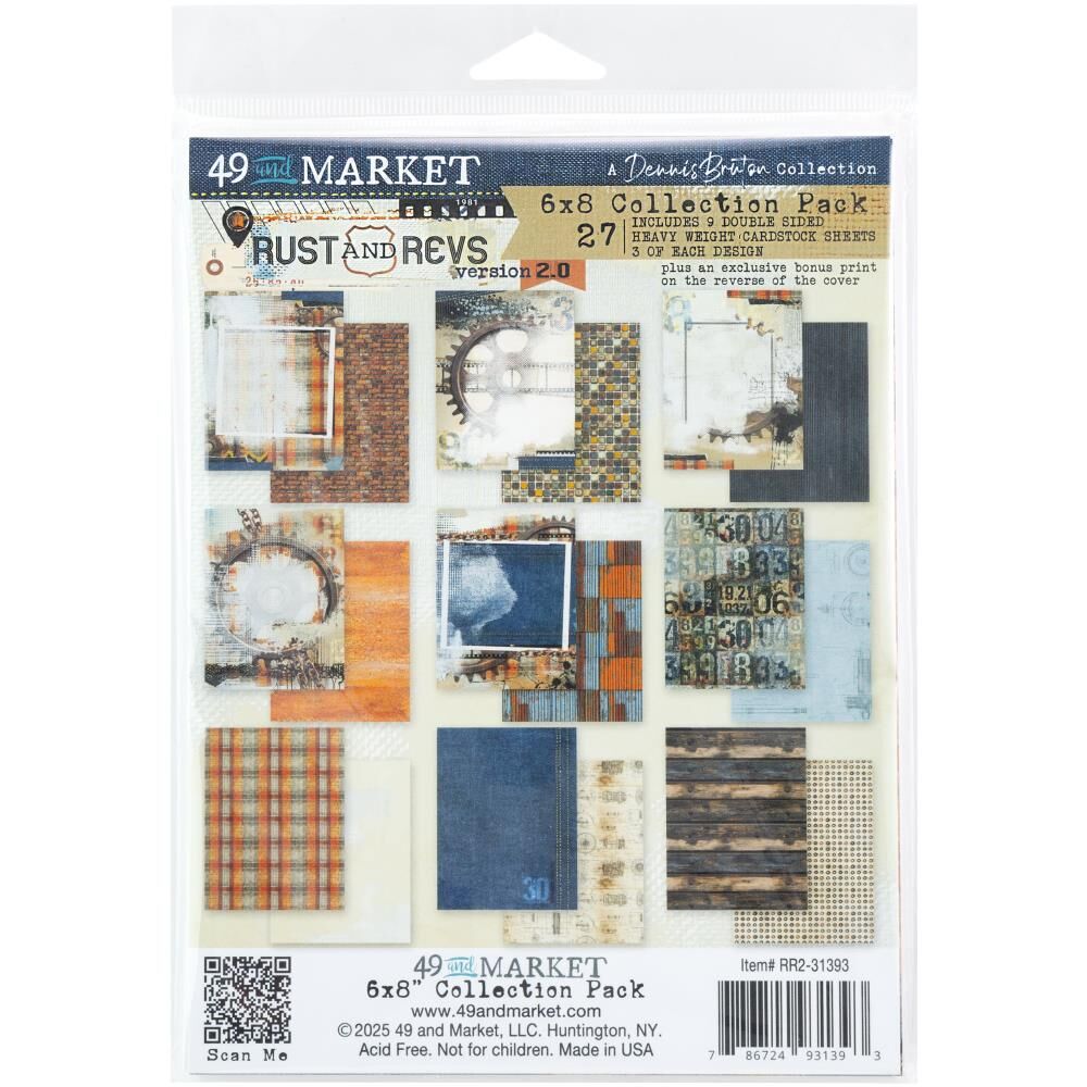 49 & Market - Rust & Revs 2 - 6x8 Collection Pad 31393