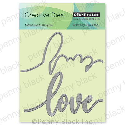 Penny Black - 51*759 Love Edger die set*