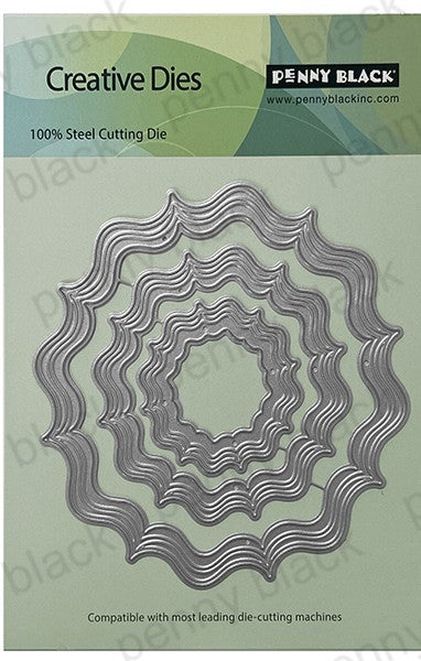 Penny Black - 52-021 Marbled Ripple Frame die-
