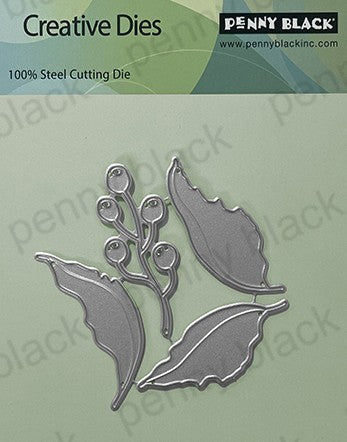 -Penny Black - 52-043 Leafy Berry die-