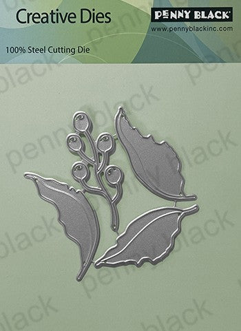 Penny Black - 52-043 Leafy Berry die