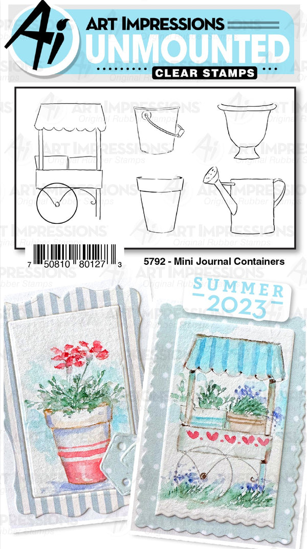 Art Impressions - 5792 WC Mini Journal Containers – Michelle's Cards ...