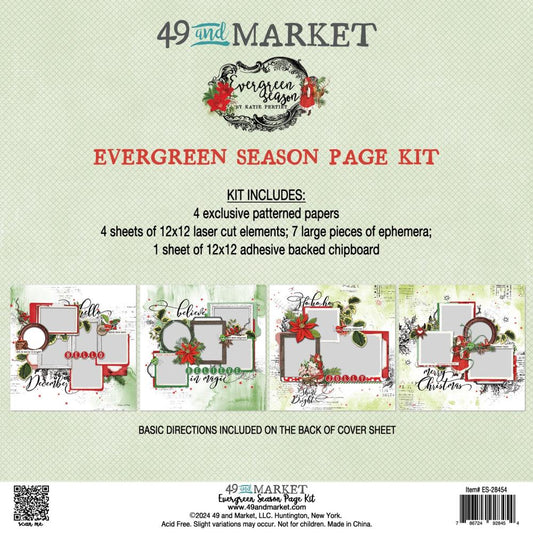 49 & Market - Evergreen Season Page Kit