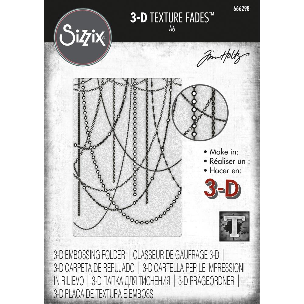 Tim Holtz / Sizzix Texture Fades Embossing Folder - Sparkle (666298)