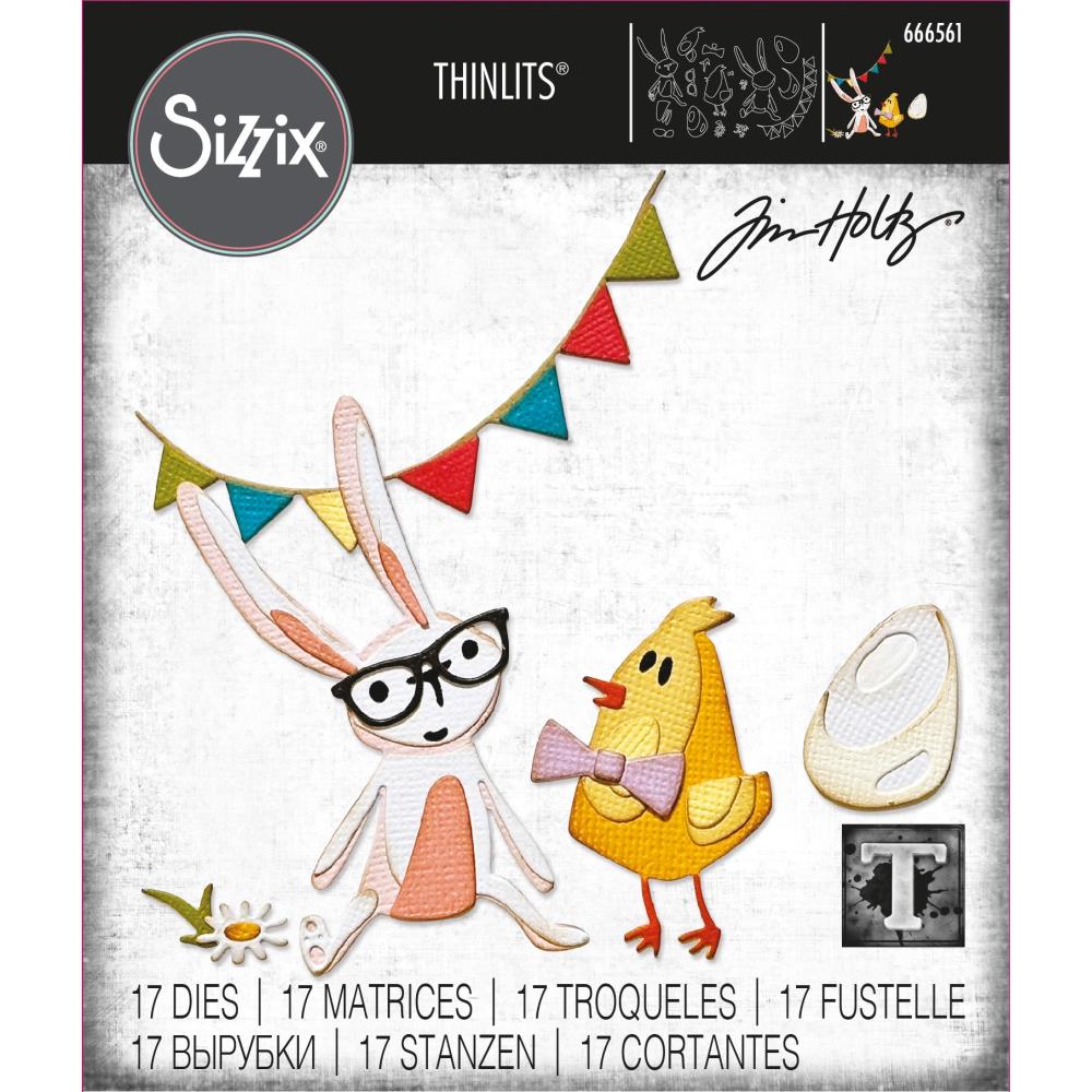 Tim Holtz / Sizzix Vault Bunny & Chick (666561)