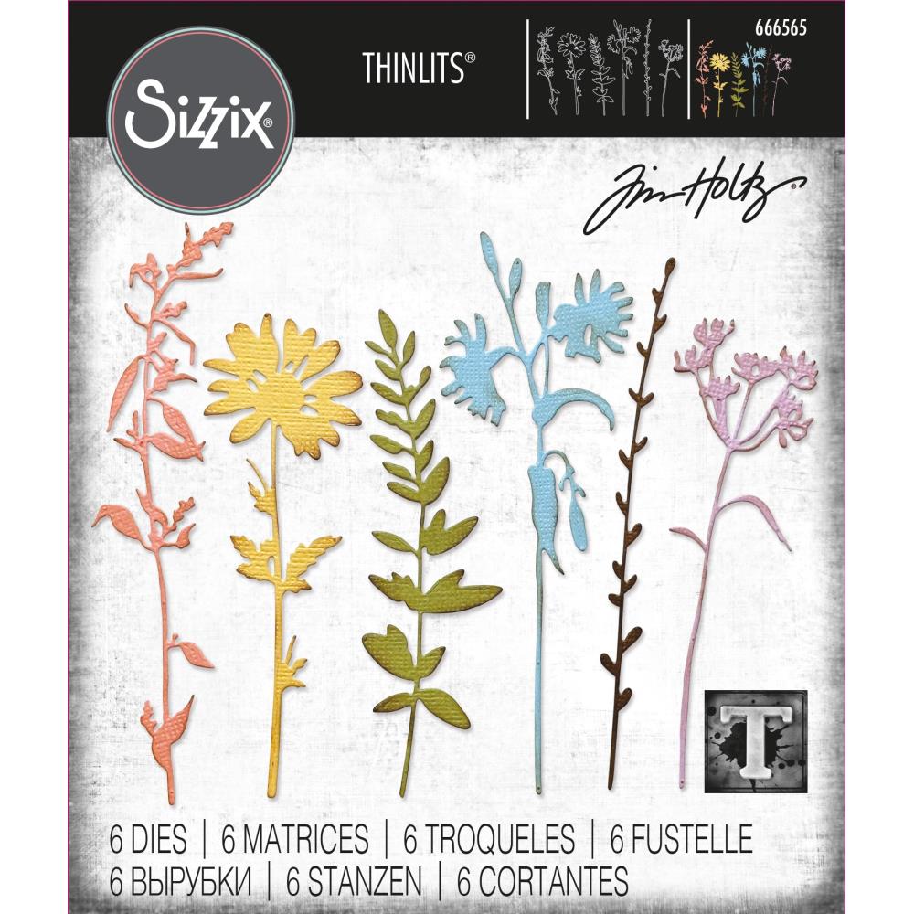 Tim Holtz / Sizzix Vault Wildflowers (666565)