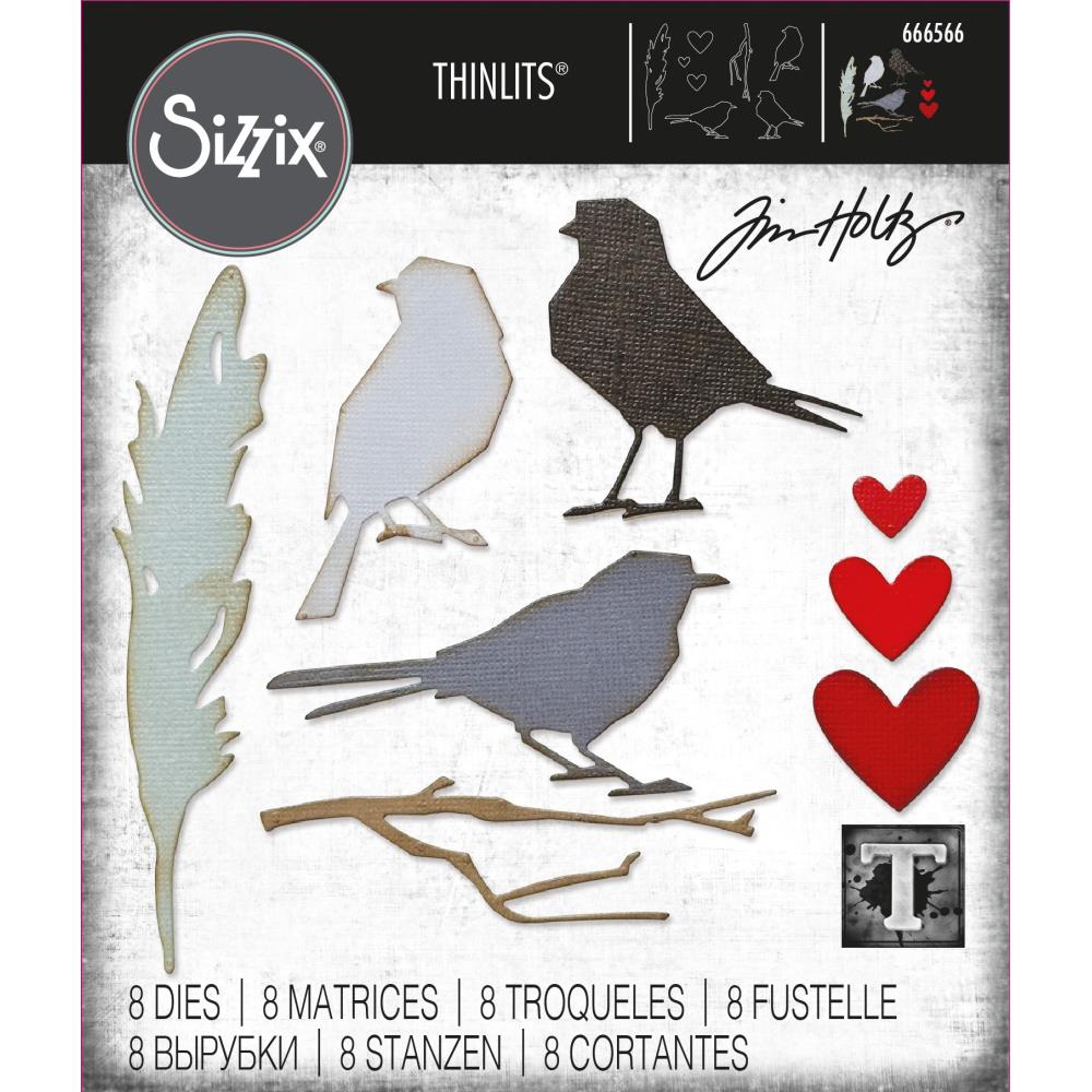 Tim Holtz / Sizzix Vault Love Birds (666566)