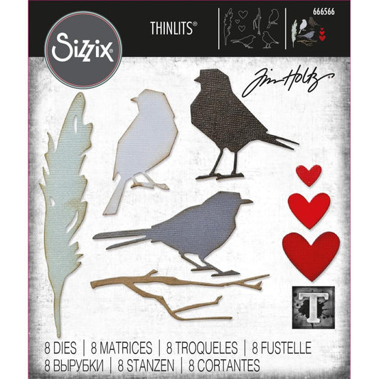 Tim Holtz / Sizzix Vault Love Birds (666566)