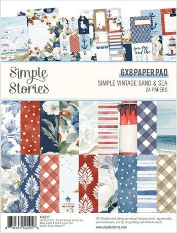 Simple Stories - 26923 Simple Vintage Sand & Sea 6x8 Paper Pad