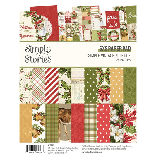 Simple Stories Simple Vintage Yuletide 6x8" Paper Pad 5A0029V3