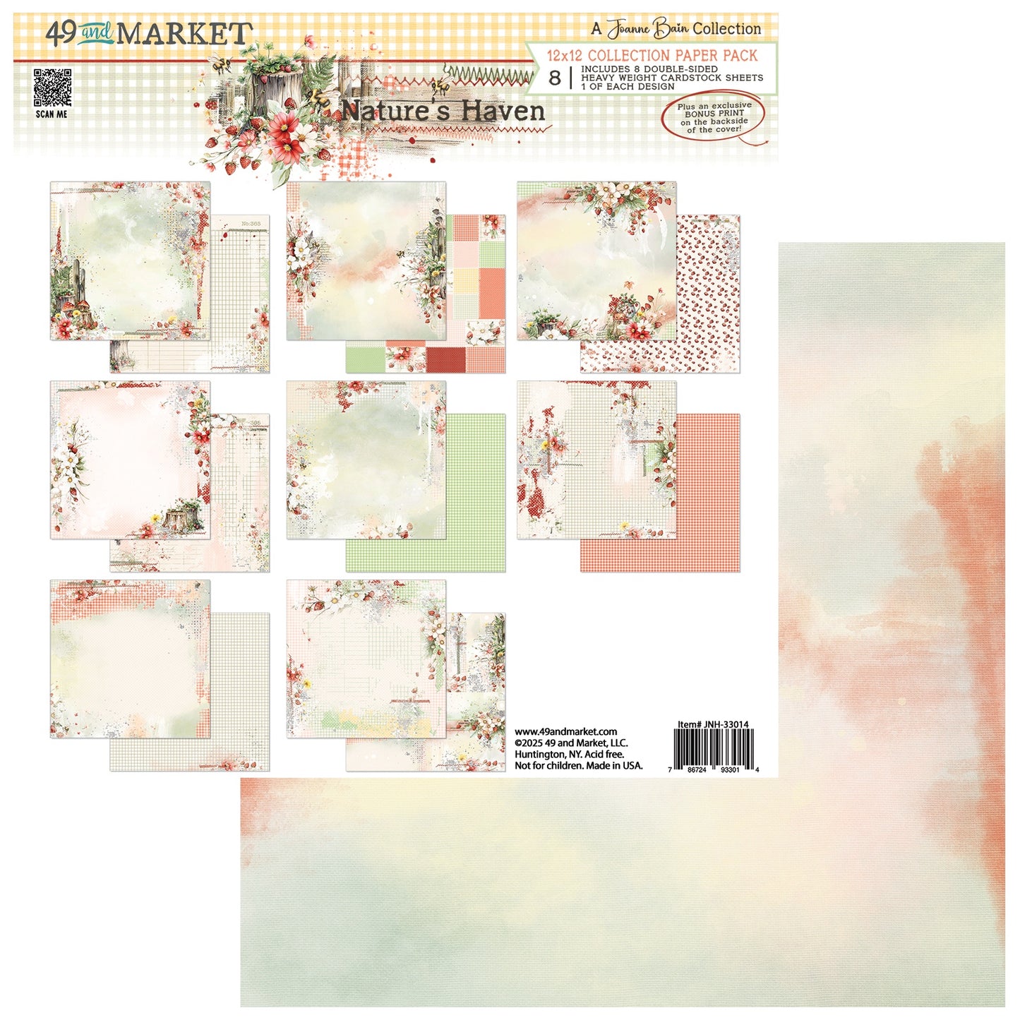 49 & Market - Nature's Haven - 12x12 Paper Collection JNH33014
