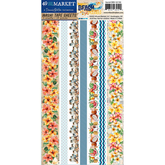 49 & Market - Beach Vibes - Washi Sheets DBV32192