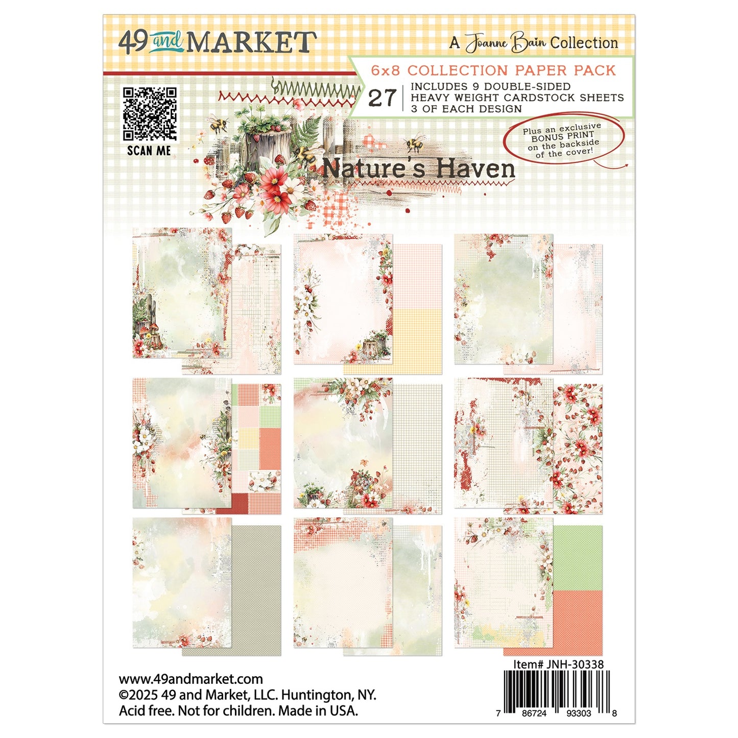 49 & Market - Nature's Haven - 6x8 Paper Collection JNH33038