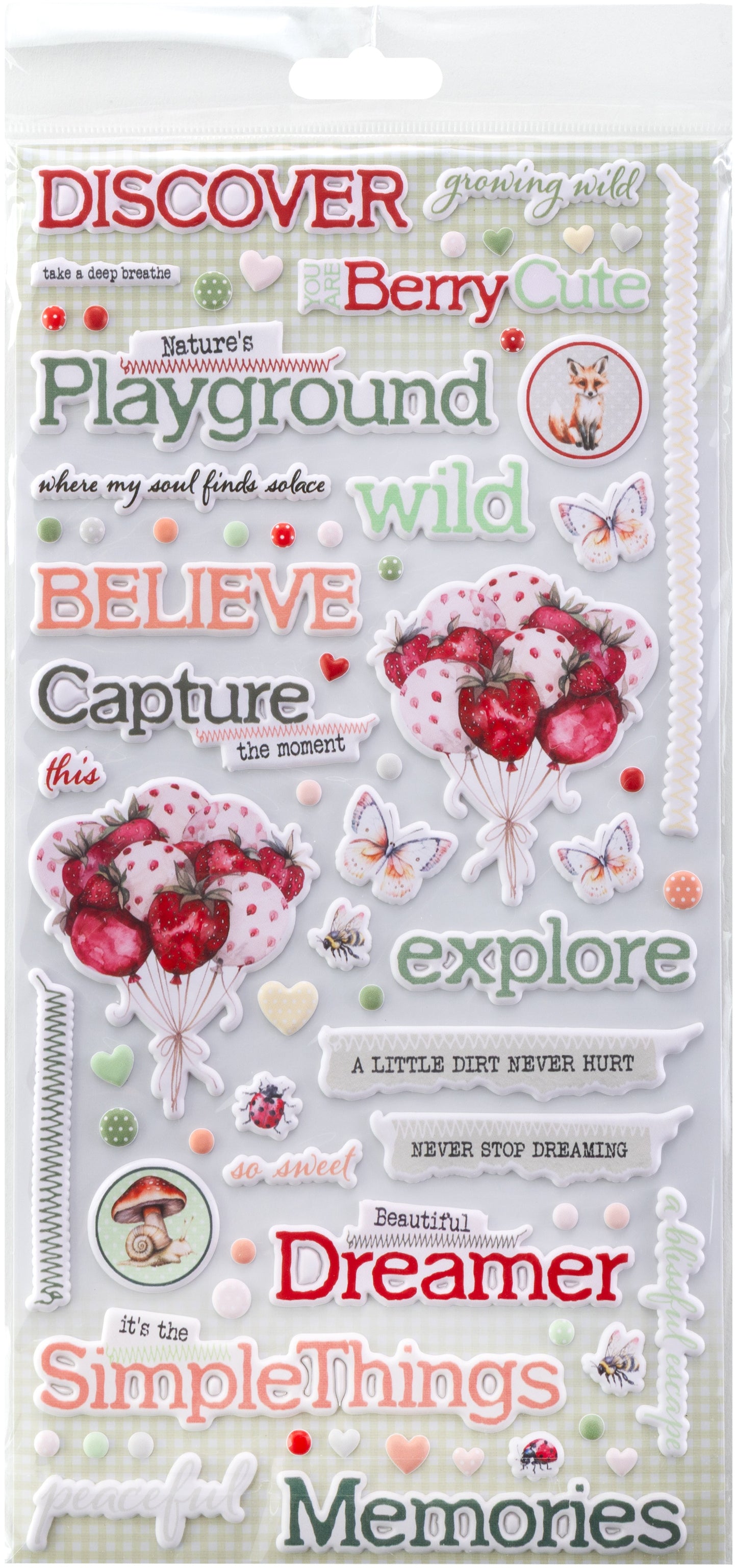 49 & Market - Nature's Haven - Puffy Stickers JNH33212