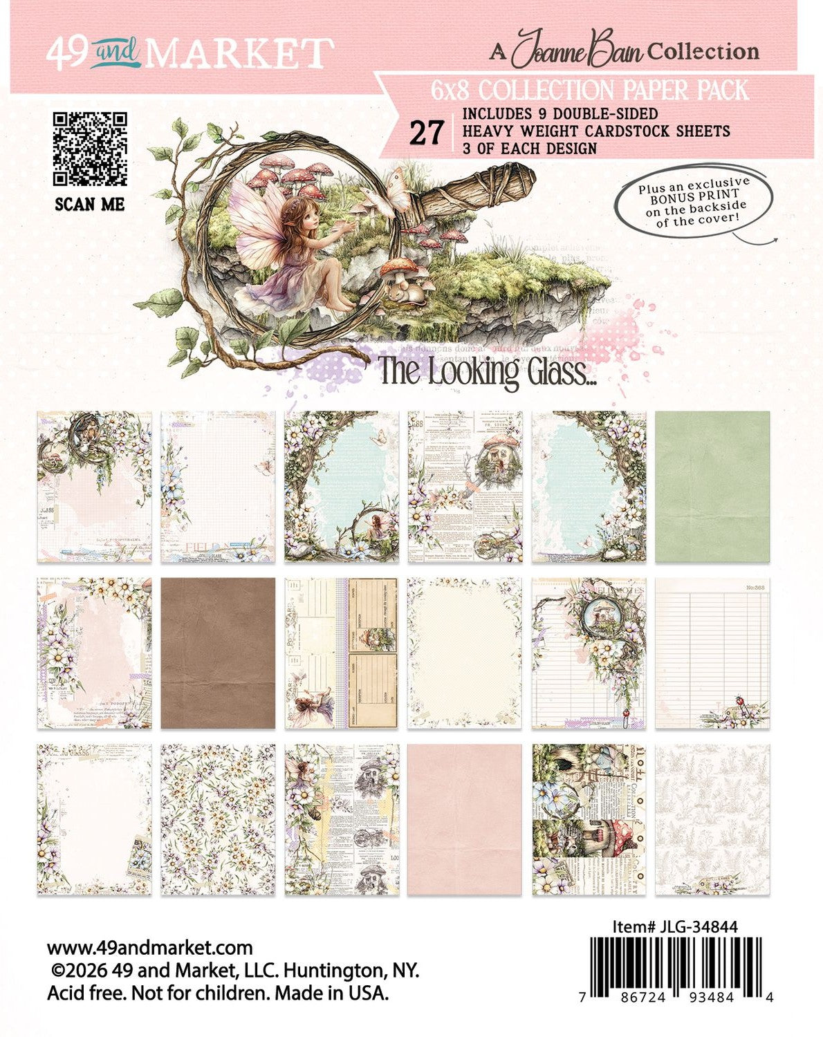 49& Market - The Looking Glass 6x8" Collection Pack JLG34844