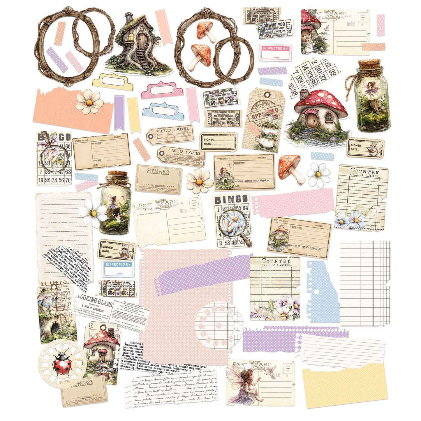 49& Market - The Looking Glass Ephemera pack JLG35001
