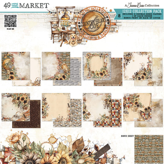 49 & Market - Country Heart Cafe 12x12 pack JCH36213