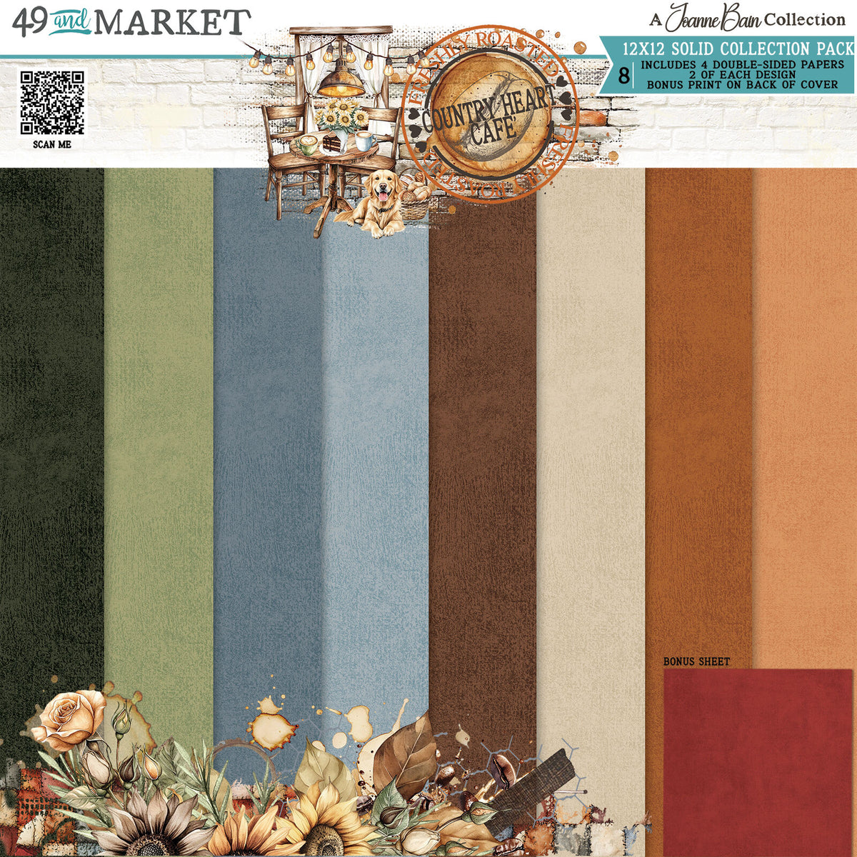 49 & Market - Country Heart Cafe 12x12 pack JCH36220