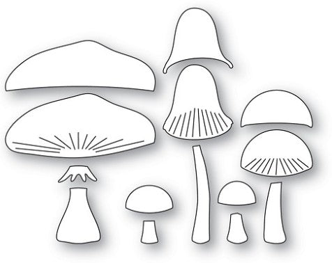 Memory Box die - 94818 Mysterious Mushrooms