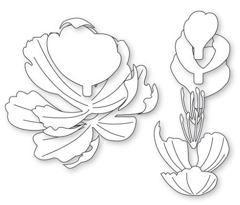 Memory Box die - 94873 Refined Peony Bloom***