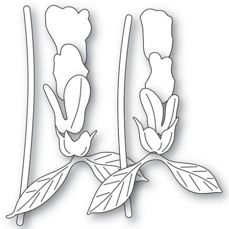 Memory Box die - 94874 Peony Bud Duo