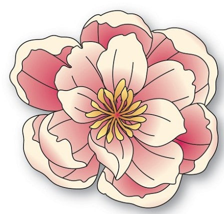 Memory Box die - 94875 Delightful Peony Blossom