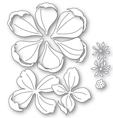 Memory Box die - 94875 Delightful Peony Blossom