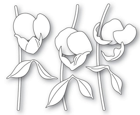 Memory Box die - 94876 Peony Bud Stems