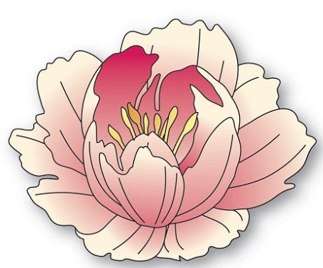 Memory Box die - 94877 Graceful Peony Blossom