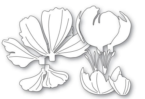 Memory Box die - 94877 Graceful Peony Blossom