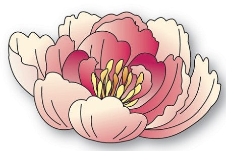 Memory Box die - 94878 Elegant Peony Blossom