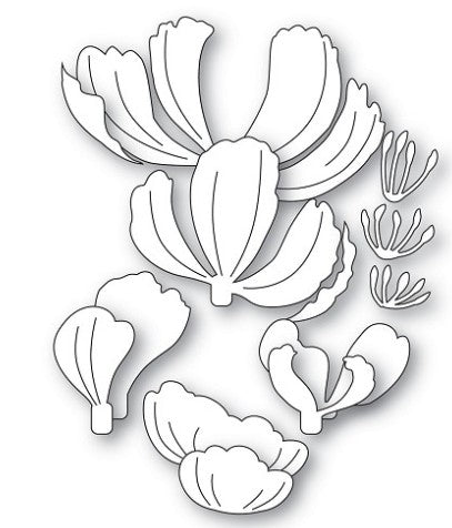 Memory Box die - 94878 Elegant Peony Blossom