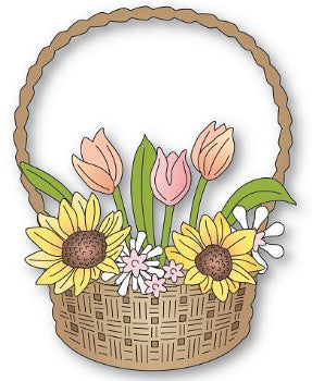 Memory Box die - 94888 Flower Basket Bouquet