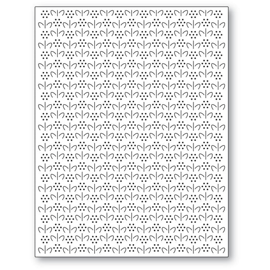 Memory Box Die - Pinpoint Flower Plate 94892