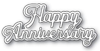 AIR Exclusive - Memory Box Die - A106 Everyday Sentiments Happy Anniversary