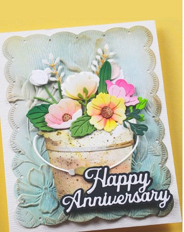 AIR Exclusive - Memory Box Die - A106 Everyday Sentiments Happy Anniversary