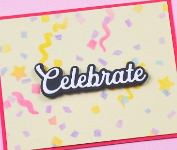 AIR Exclusive - Memory Box Die - A113 Everyday Sentiments Celebrate
