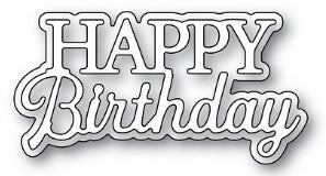 AIR Exclusive - Memory Box Die - A114 Everyday Sentiments Happy Birthday