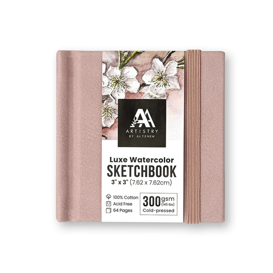 Altenew - Luxe Watercolour Sketchbook - 3"x 3", 300 gsm