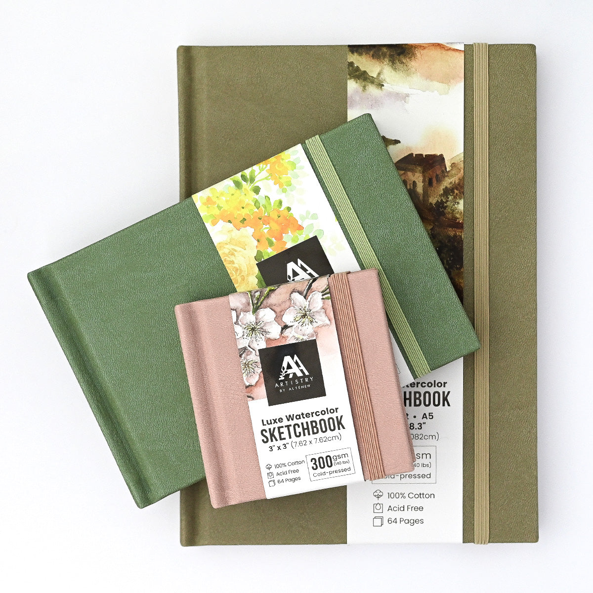 Altenew - Luxe Watercolour Sketchbooks - The Full Collection