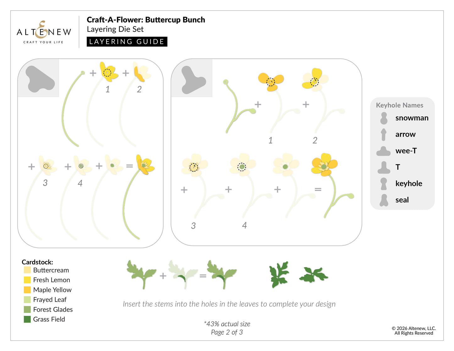 Altenew - Craft A Flower - Buttercup Branch