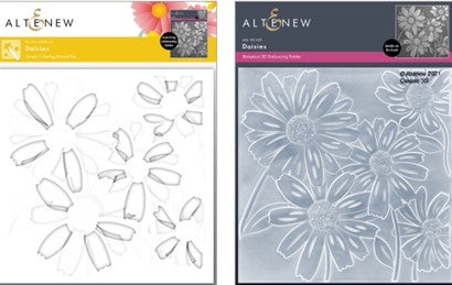 Altenew - Daisies (Embossing Folder & Stencil)