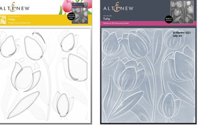 Altenew - Tulips (Embossing Folder & Stencil)