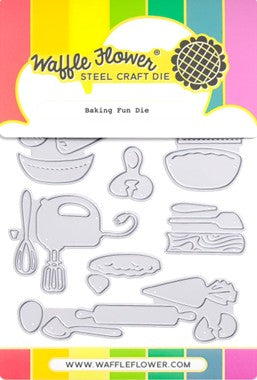 Waffle Flower Designs - Baking Fun die