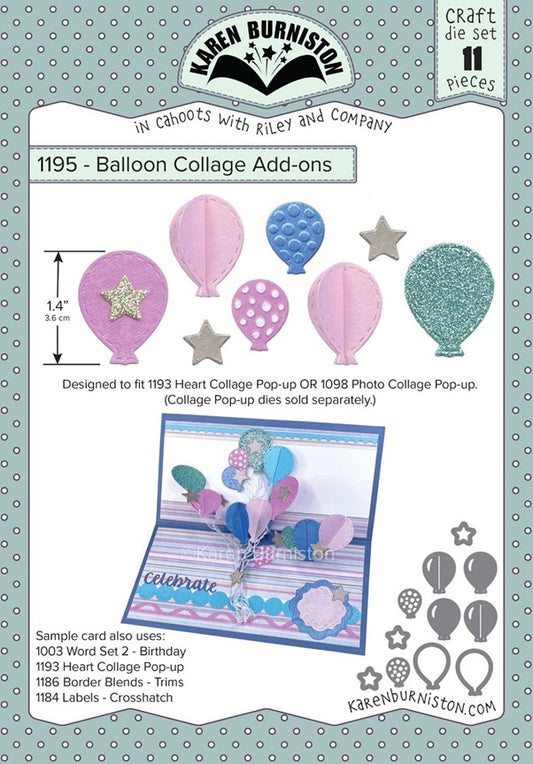 Karen Burniston - 1195 Balloon Collage Add-Ons