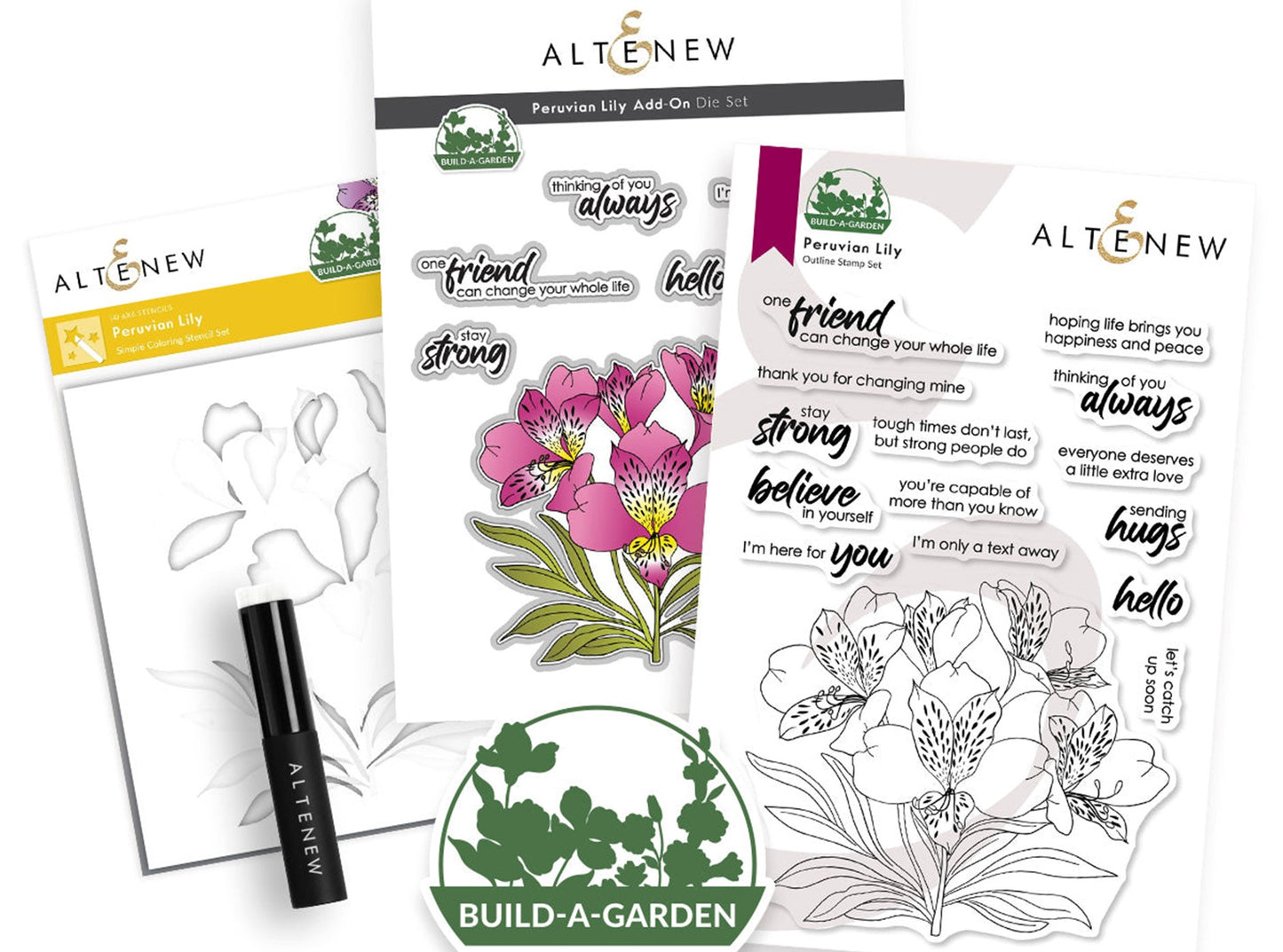 Altenew - Build-A-Garden: Peruvian Lily & Add-On Die Bundle